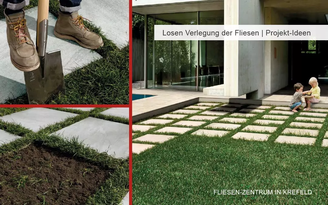 Fliesen lose verlegen