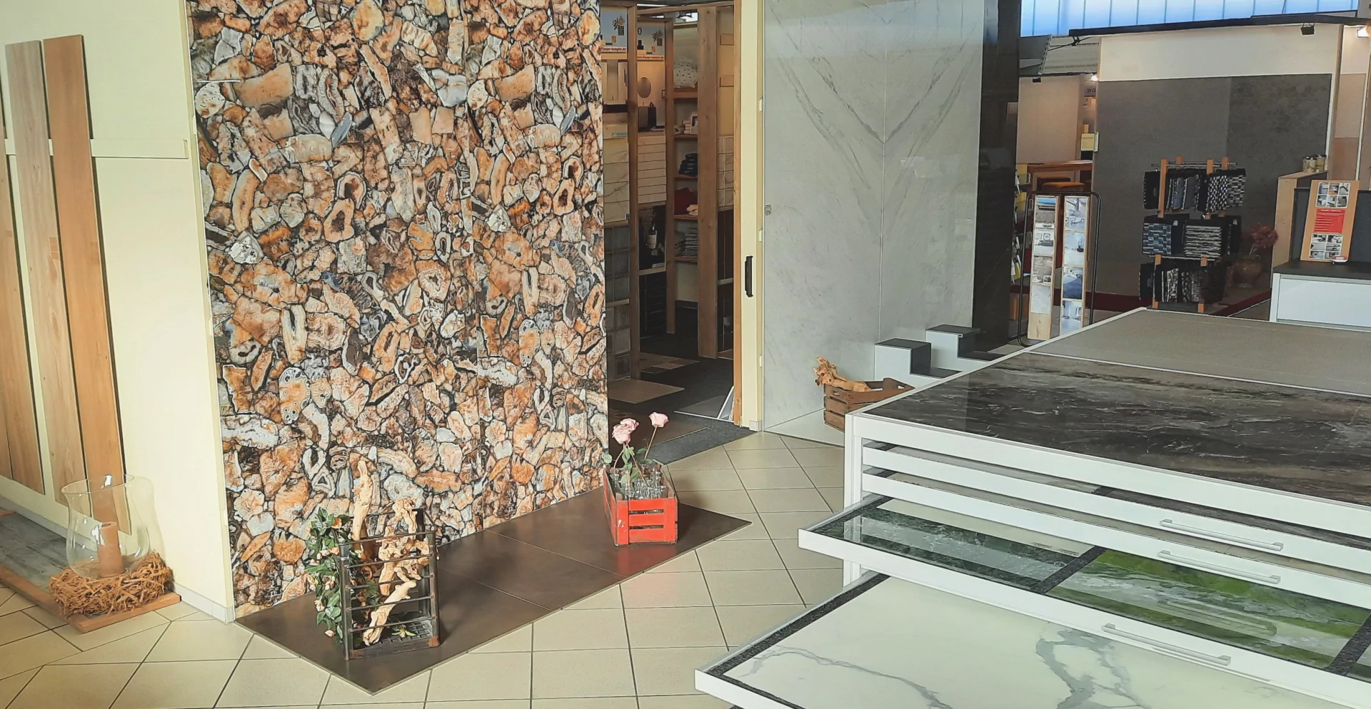 Natursteinoptik Ausstellung